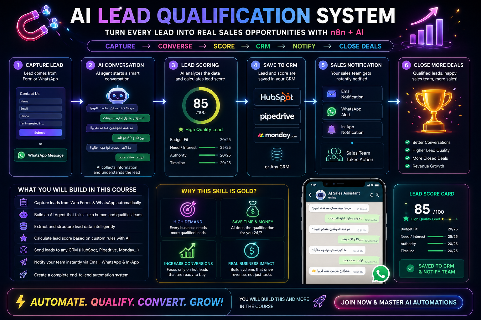 An AI Lead Qualification System with n8n